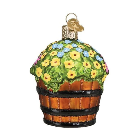 Whiskey Barrel Old World Christmas Ornament