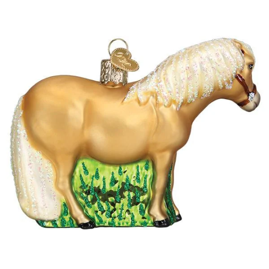 Shetland Pony Old World Christmas Ornament
