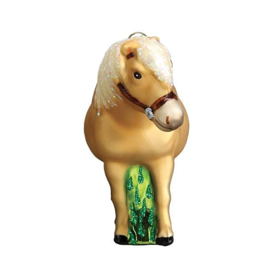Shetland Pony Old World Christmas Ornament