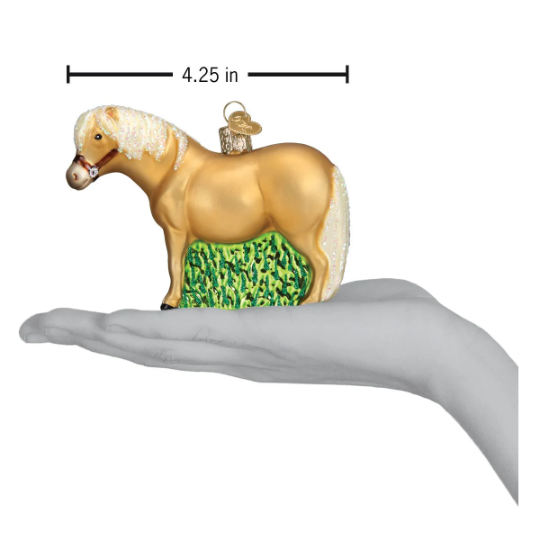 Shetland Pony Old World Christmas Ornament