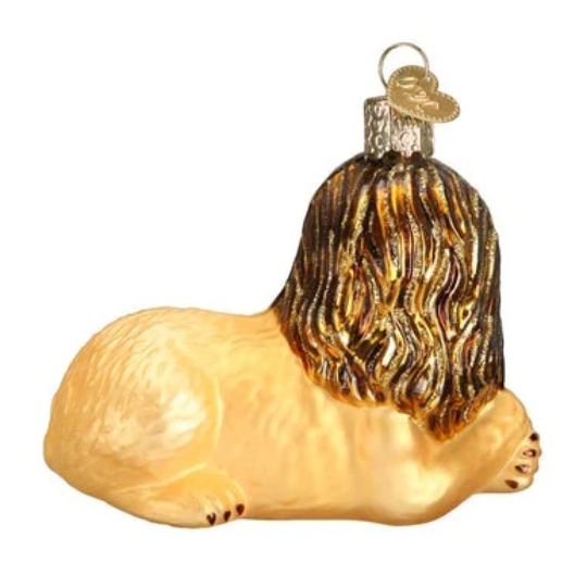 Lion and Lamb Old World Christmas Ornament