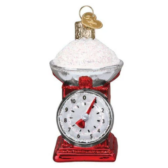 Red Scale Old World Christmas Ornament