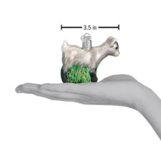 Pygmy Goat Old World Christmas Ornament