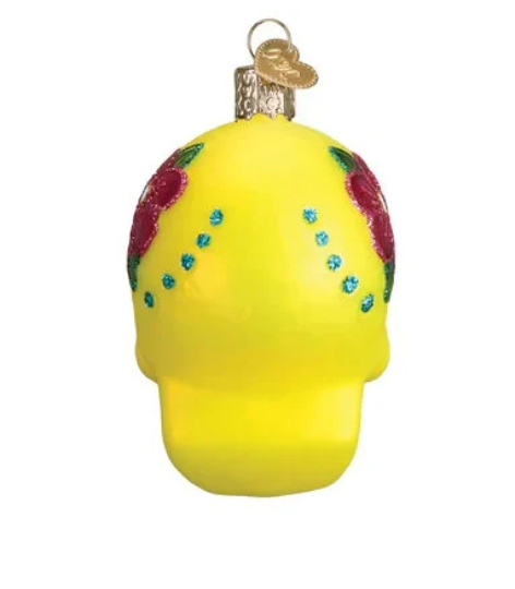 Sugar Skull Old World Christmas Ornament