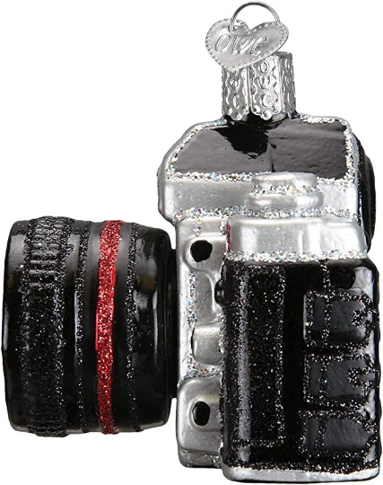 Camera Old World Christmas Ornament