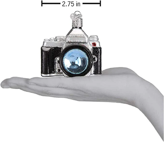 Camera Old World Christmas Ornament