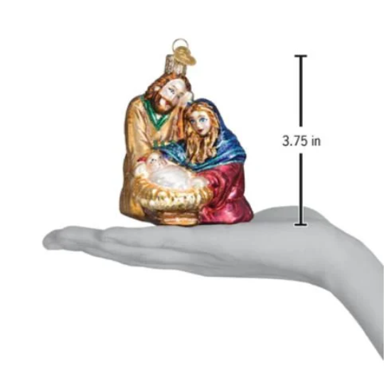 Holy Family Nativity Old World Christmas Ornament