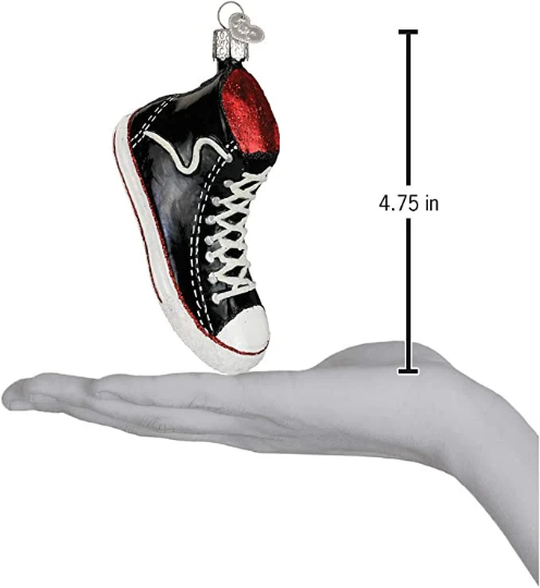 High Top Sneaker Old World Christmas Ornament