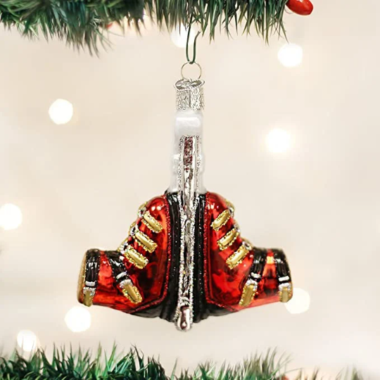 Ski Boots Old World Christmas Ornament