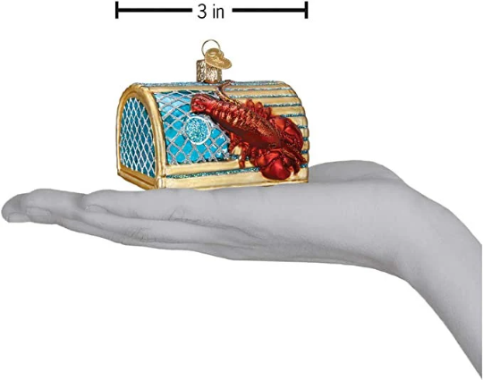 Lobster Trap Old World Christmas Ornament