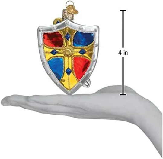 Medieval Armor Old World Christmas Ornament