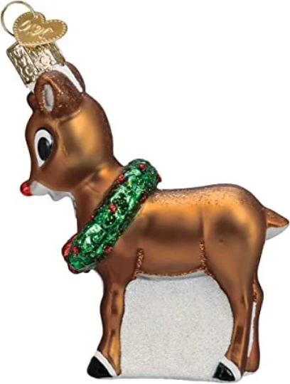 Rudolph The Red Nose Reindeer Old World Christmas Ornament