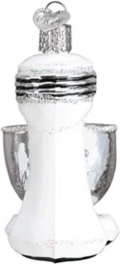 White Mixer Old World Christmas Ornament