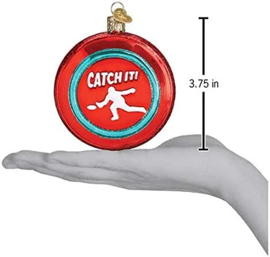 Sport Disc Old World Christmas Ornament