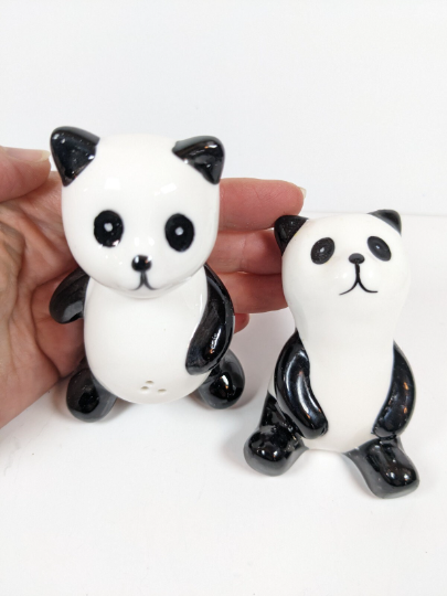 Panda Salt & Pepper Set, Panda Salt and Pepper Shakers