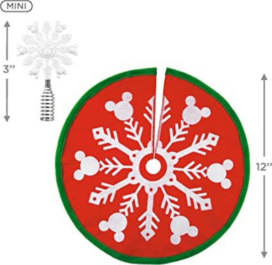 Miniature Mickey Tree Topper and Skirt Set - Hallmark Keepsake 2021