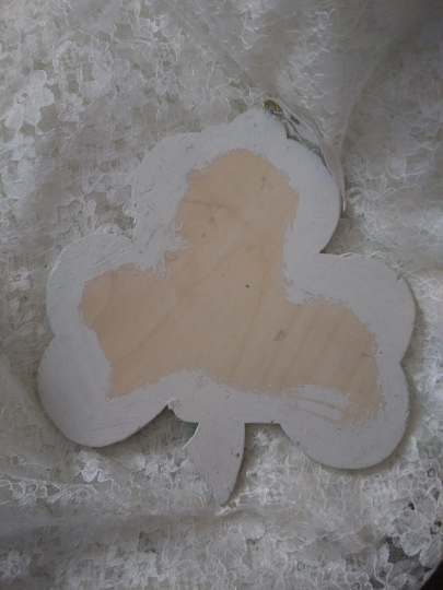 Vintage Saint Patrick's Day Wooden Die Cut Wall Hanging by Dennison - 1960's