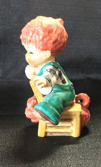 Vintage 1958 Goebel Boy and Dog Figurine