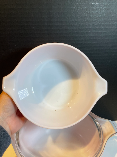 Pyrex Cinderella Autumn Harvest Wheat Nesting Bowls Set of 2 Pyrex Casserole Dishes 474 B and 473 D Lid 474 C