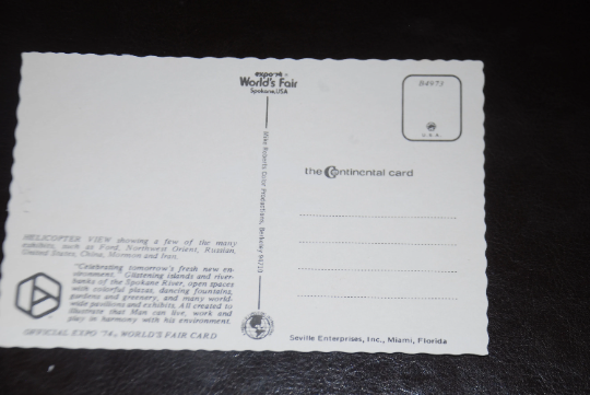 Vintage 1974 Worlds Fair Post Cards