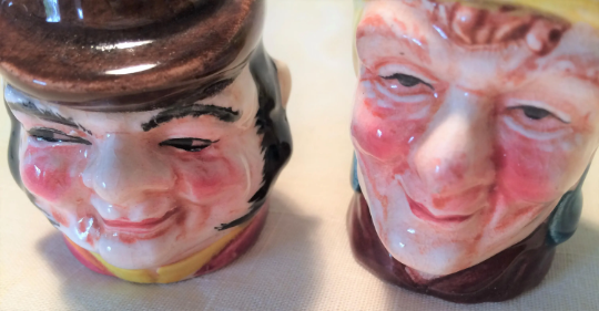 Vintage Farmer Salt and Pepper Shakers