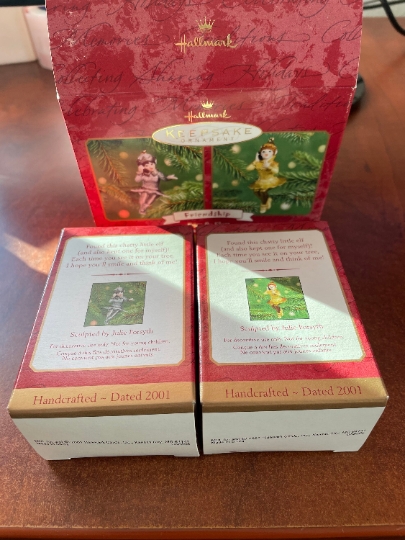 Friendly Elves Ornament - Hallmark Keepsake Ornament 2001 Friendship