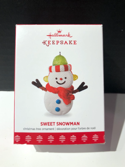 Sweet Snowman 2017 Hallmark Christmas Ornament