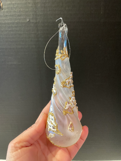 Vintage Hand Blown Icicle Christmas Ornaments