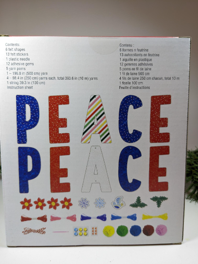 Felt Garland 'Peace' Craft Kit