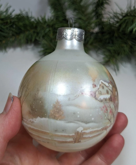 Vintage Hallmark 1989 Grandparents Christmas Ornament
