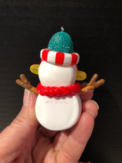 Sweet Snowman 2017 Hallmark Christmas Ornament