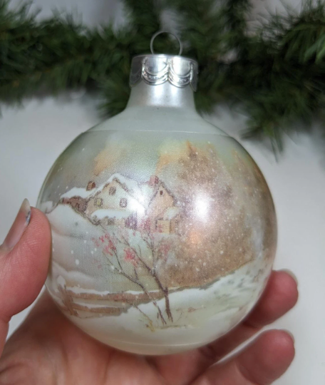 Vintage Hallmark 1989 Grandparents Christmas Ornament