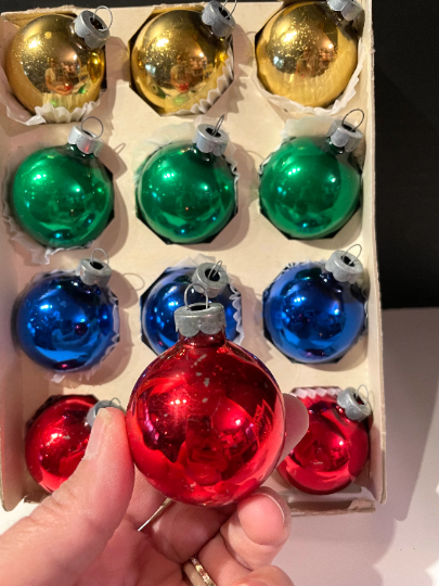 Vintage Rauch Christmas Ornaments