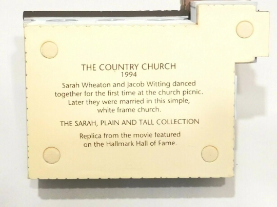 The Country Church - Hallmark Keepsake Ornament 1994
