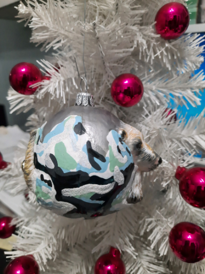 3D Polar Bear Retired Old World Christmas Ornament