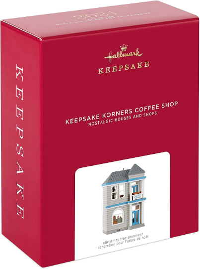 Keepsake Korners Coffee Shop - Hallmark Keepsake Ornament 2021