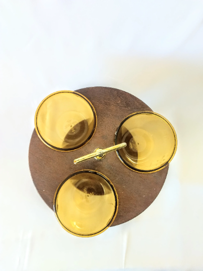 Vintage Thermo Serv 1960s MCM Condiment Caddy