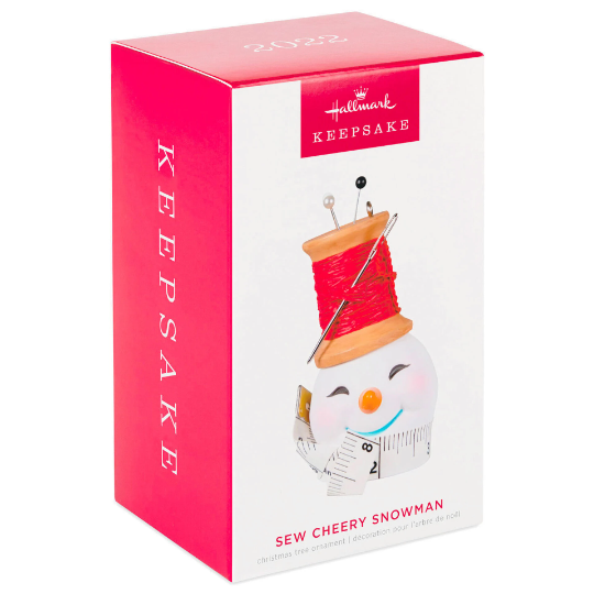Sew Cheery Snowman - Hallmark Keepsake Ornament 2022