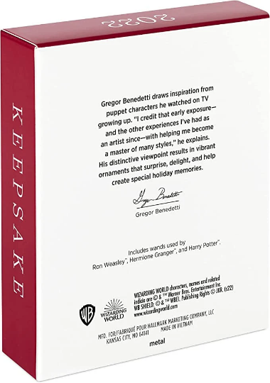 Wizarding Wand Set - Hallmark Keepsake Ornament 2022