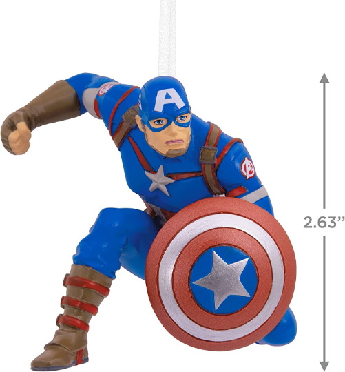 Marvel Captain America - Hallmark Keepsake Ornament 2022