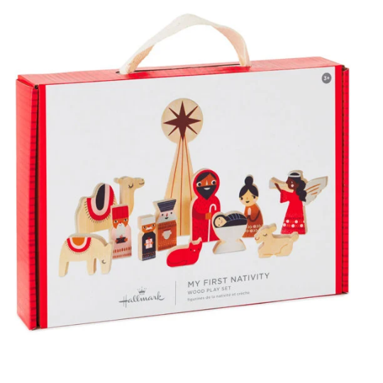 My First Nativity - Hallmark Wood Nativity Set