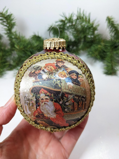 Vintage Krebs 1992 Masters on Silk Sint Niklaes Christmas Ornament