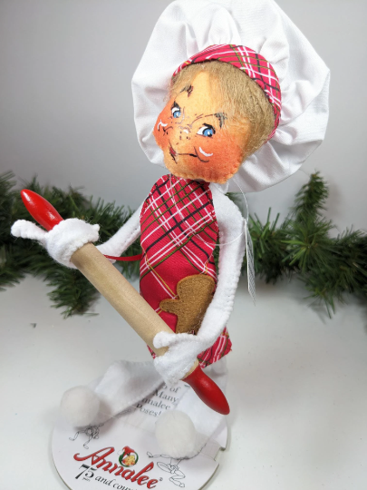 Sugar & Spice Chef Elf Annalee Hand Made Christmas Doll