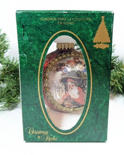 Vintage Krebs 1992 Masters on Silk Sint Niklaes Christmas Ornament