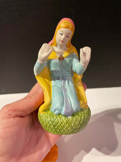 Vintage Mary and Baby Jesus Nativity Figurines