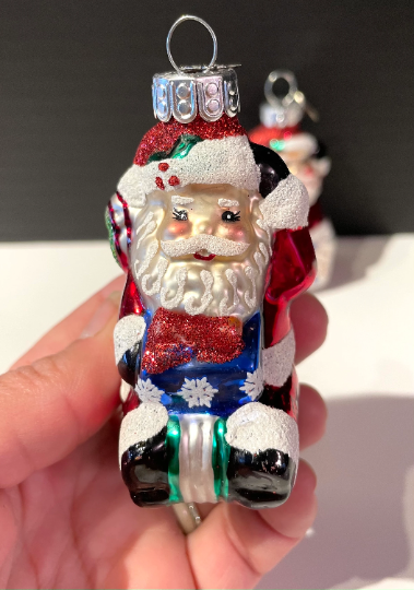 Vintage Celebrations Santa Claus Christmas Ornaments