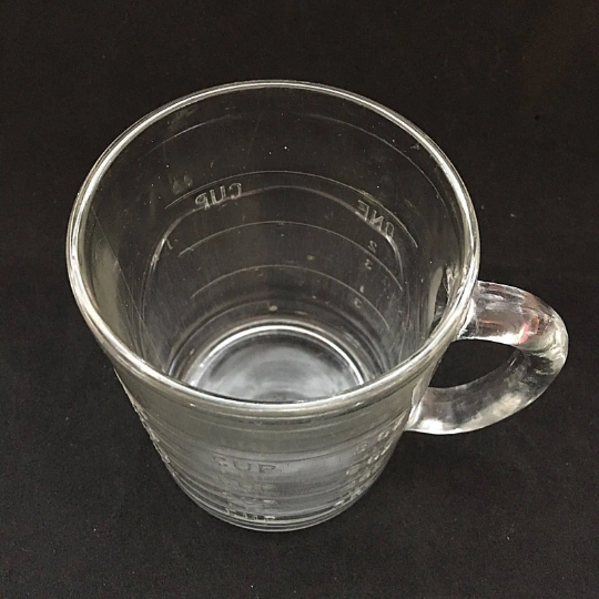 Vintage Anchor Hocking Kitchen Glass Nut Chopper
