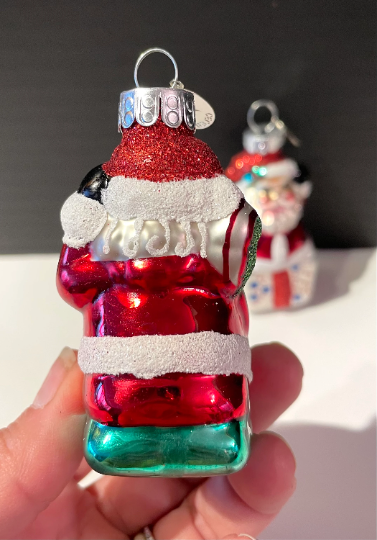 Vintage Celebrations Santa Claus Christmas Ornaments