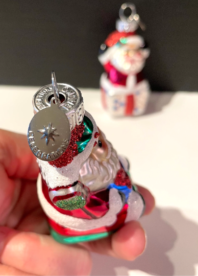Vintage Celebrations Santa Claus Christmas Ornaments