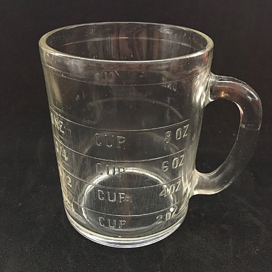 Vintage Anchor Hocking Kitchen Glass Nut Chopper